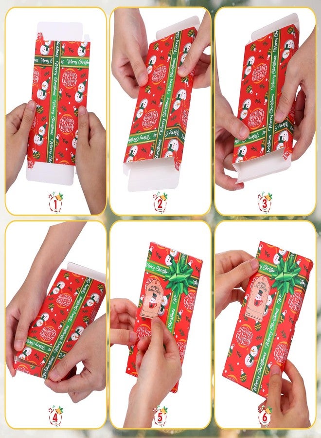 Naler 18Pcs Christmas Gift Card Holder, Gift Card Boxes with 20 Stickers for Christmas New Year Party Favors Gifts for Small Business, Specially designed Xmas Box - Image 5